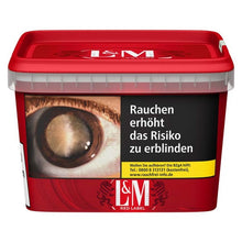 Lade das Bild in den Galerie-Viewer, L&M Red Volumen Zigarettentabak Eimer 185 Gramm