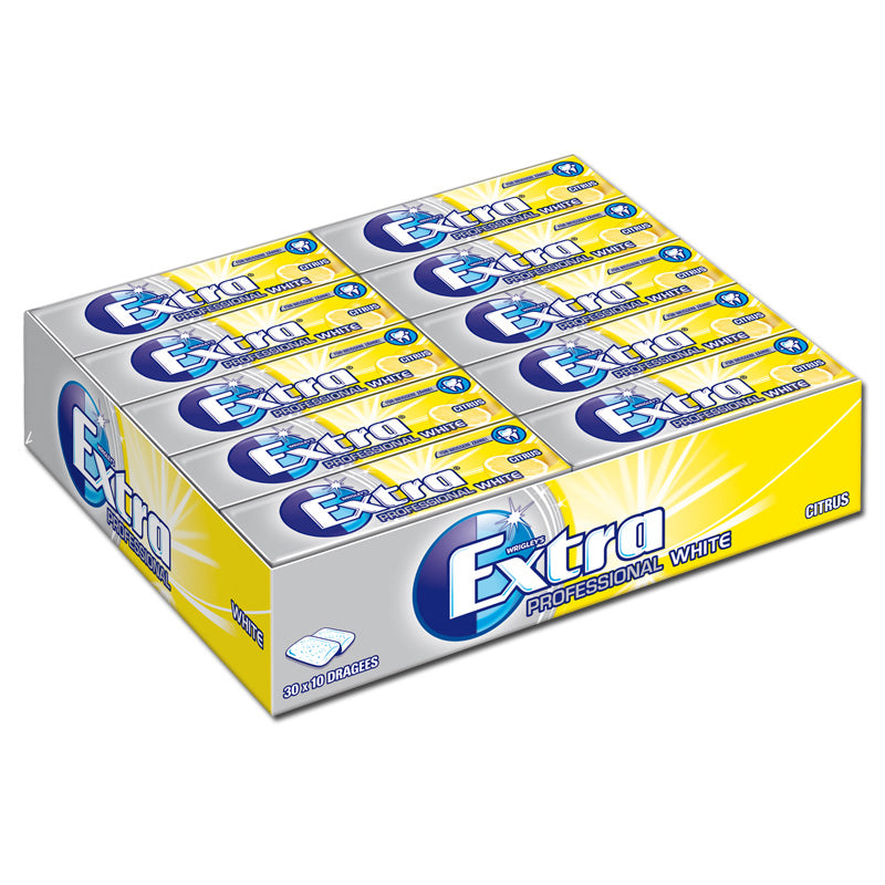 Extra Professional White Citrus Dragee, 30 Packungen