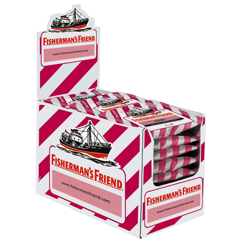 Fishermans Friend Cherry ohne Zucker, 24 Beutel