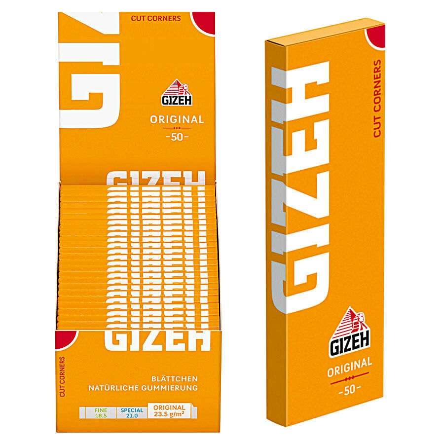 Gizeh Blattchen gelb 50stk