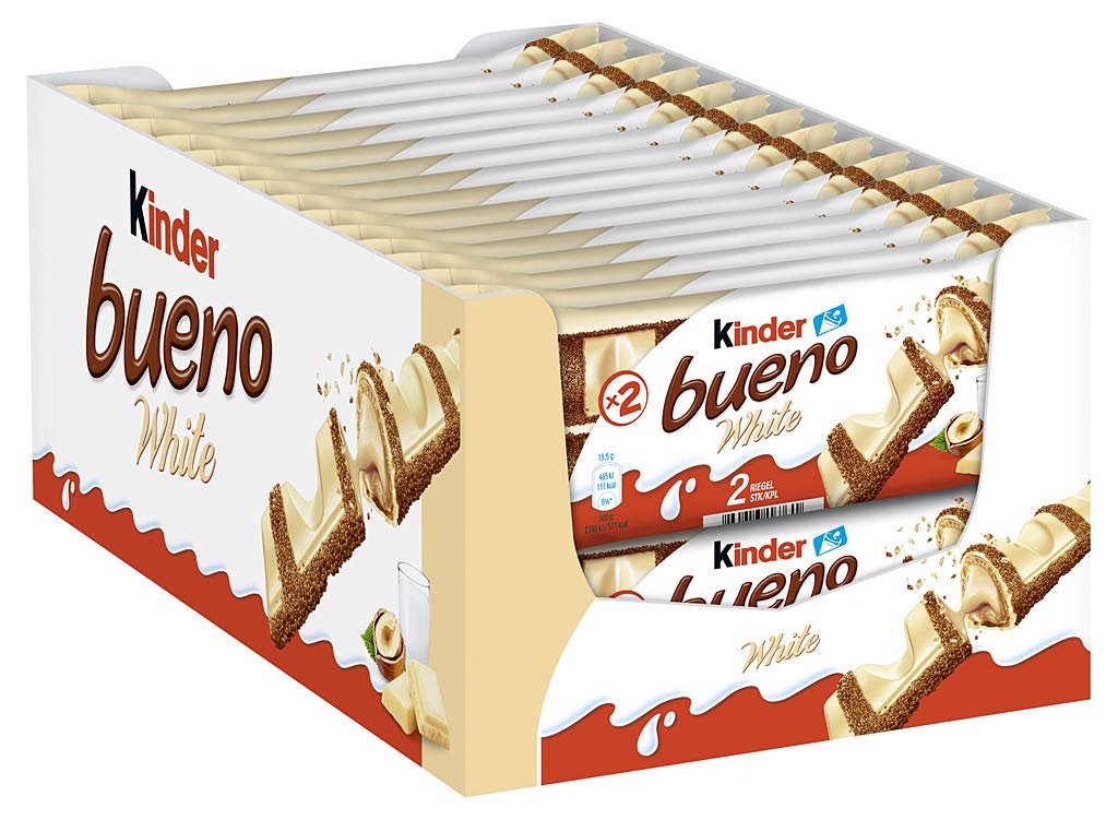 Kinder Bueno White Riegel – 30 Pack