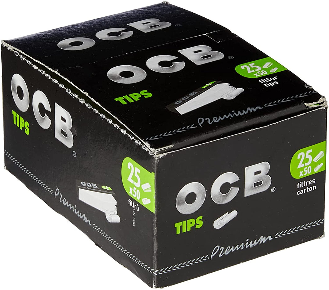 OCB Filter Tips 25 Heftchen, 50 Blatt