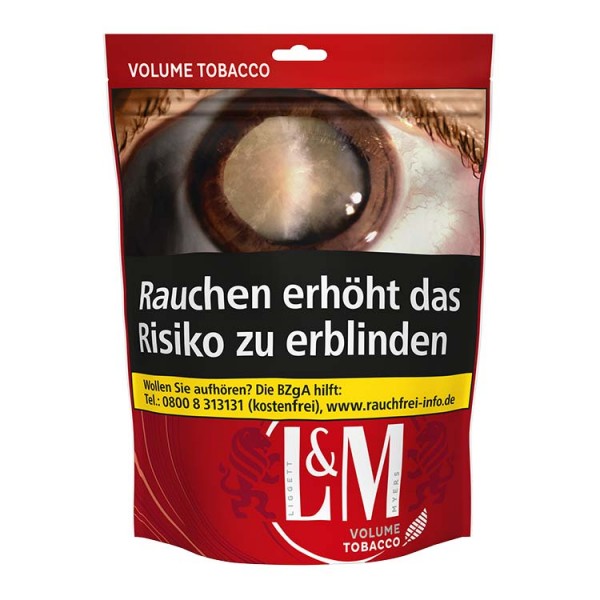 L&M Red Zigarettentabak Volumen Giga-Beutel 155 Gramm / BEUTEL