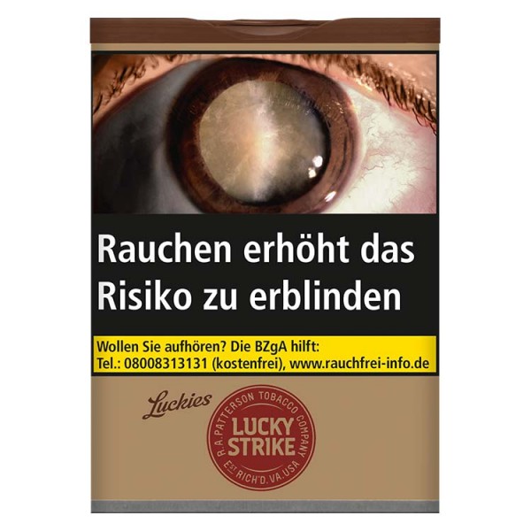 Lucky Strike Zigarettentabak USA Red (Braun) Volumen 60 Gramm DOSE