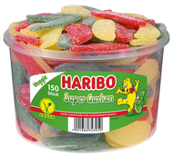 HARIBO Super Gurken 150 Portionen (1,35 kg)