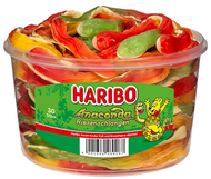HARIBO Anaconda Riesenschlangen 30 Portionen (1,2 kg)