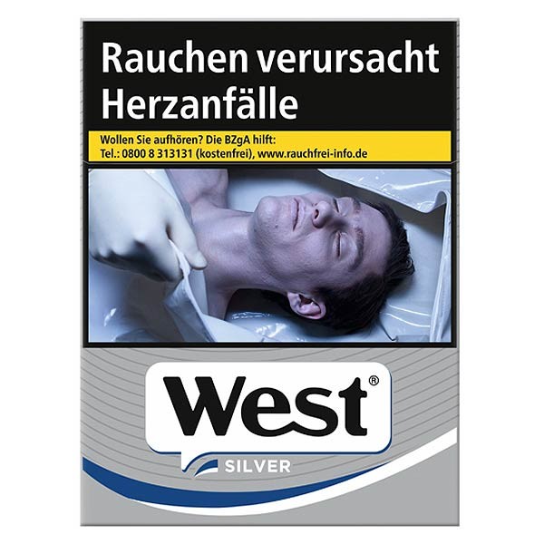 WEST Zigaretten Silver (8x24)