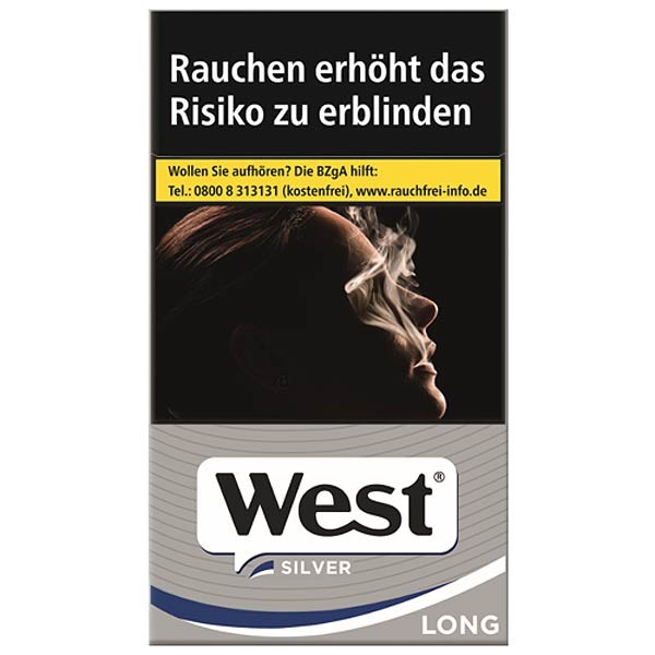 WEST Zigaretten Silver Long (10x20)