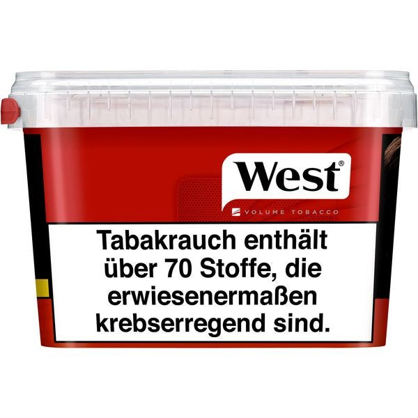 West Zigarettentabak Red Volumen Mega-Box 140 Gramm