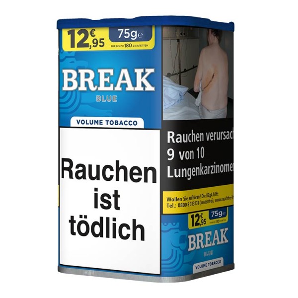 Zigarettentabak Break Blue Volumen 75 Gramm