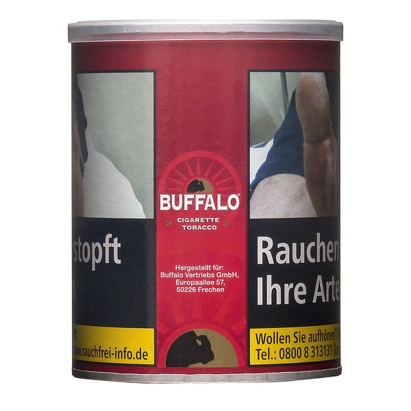 Zigarettentabak Buffalo Dose Cigarette Tobacco Red 140 Gramm
