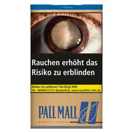Zigarettentabak Pall Mall Authentic Blue ohne Aromazusätze XL 55 Gramm