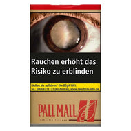 Zigarettentabak Pall Mall Authentic Red ohne Aromazusätze XL 55 Gramm